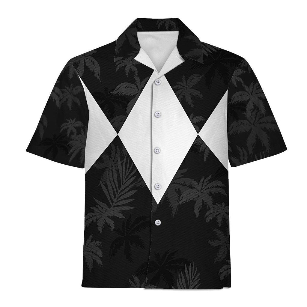 Black Ranger x Tommy Vercetti Hawaiian Shirt & Beach Shorts - CustomsPig.com