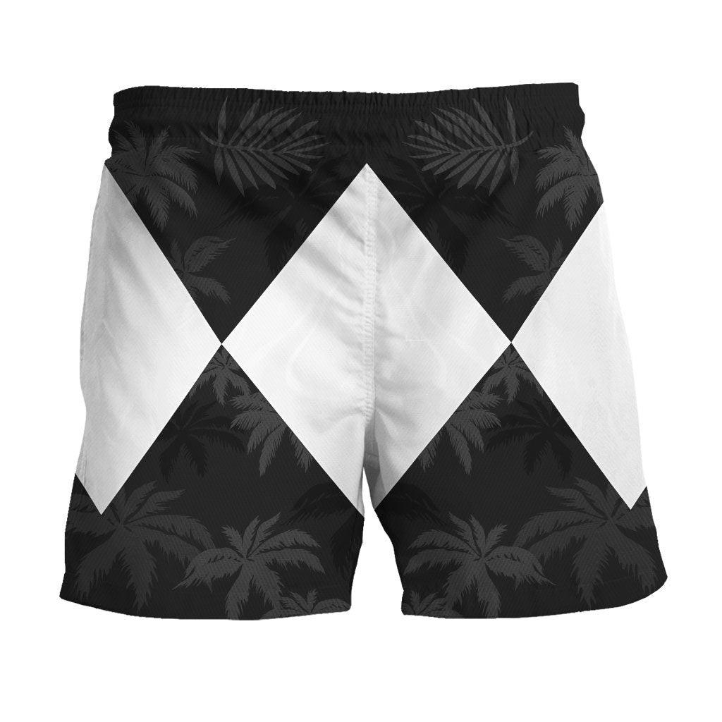 Black Ranger x Tommy Vercetti Hawaiian Shirt & Beach Shorts - CustomsPig.com