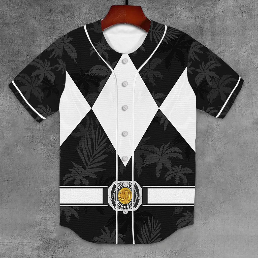 Black Ranger x Tommy Vercetti MLB Jersey Shirt Beach Shorts - CustomsPig.com