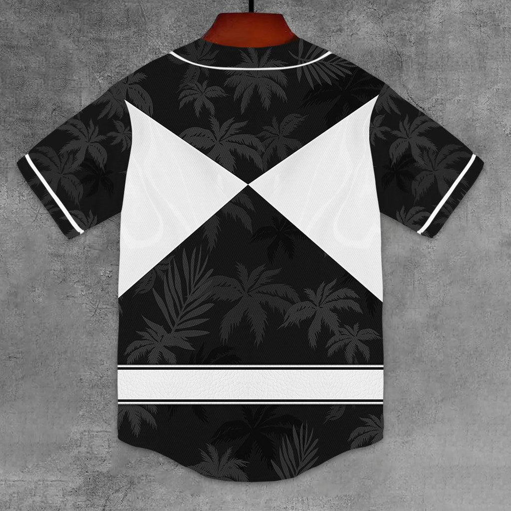 Black Ranger x Tommy Vercetti MLB Jersey Shirt Beach Shorts - CustomsPig.com