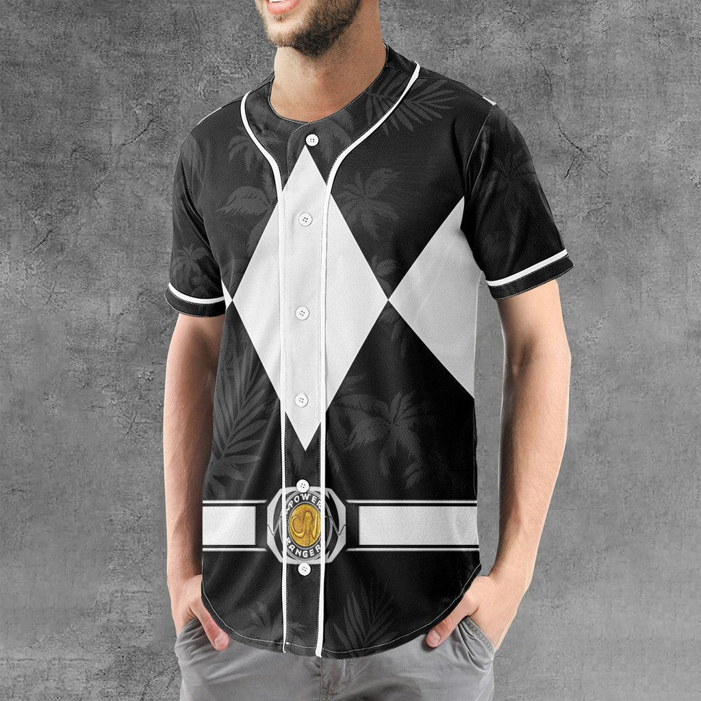 Black Ranger x Tommy Vercetti MLB Jersey Shirt Beach Shorts - CustomsPig.com