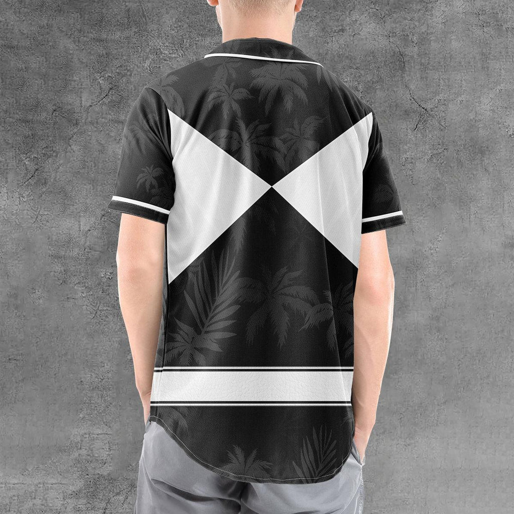 Black Ranger x Tommy Vercetti MLB Jersey Shirt Beach Shorts - CustomsPig.com