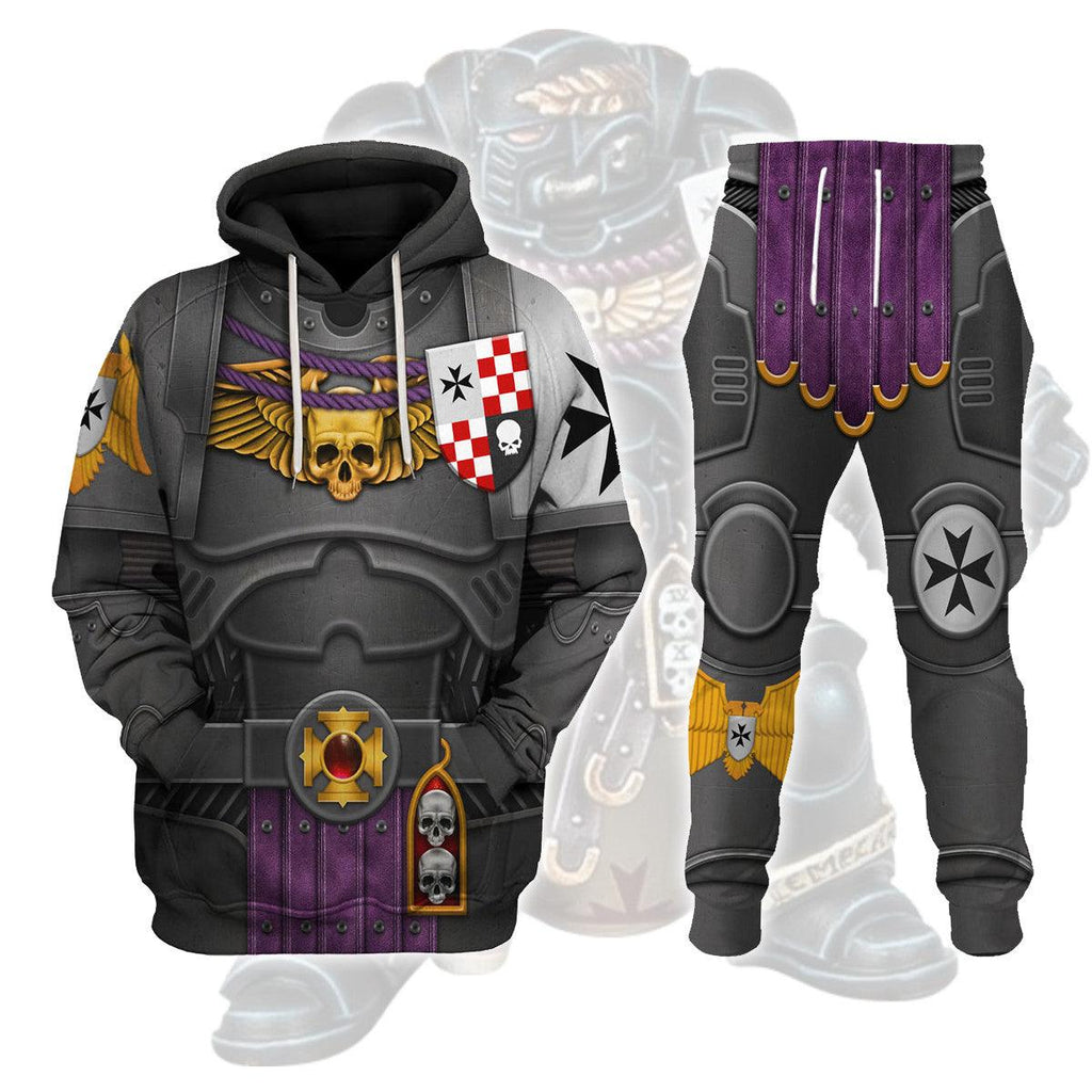 Black Templars Captain T-shirt Hoodie Sweatpants Cosplay -  CustomsPig