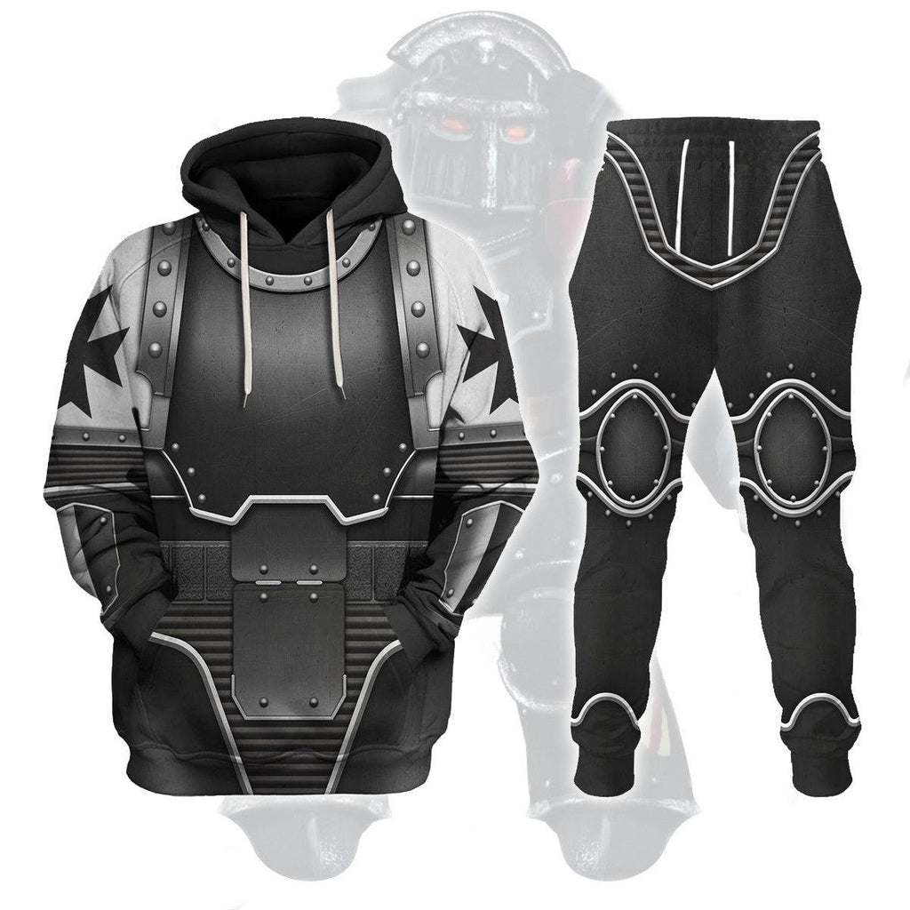 Black Templars In Mark III Power Armor T-shirt Hoodie Sweatpants Cosplay -  CustomsPig