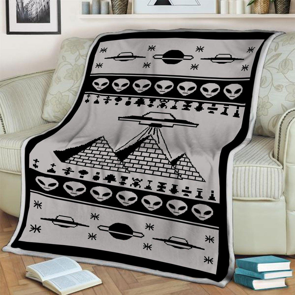 Blanket Ancient Aliens Pyramid - CustomsPig