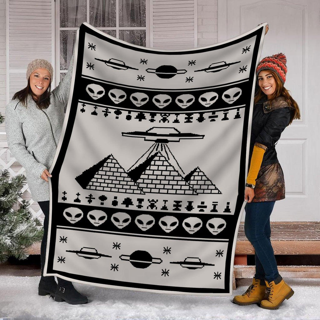 Blanket Ancient Aliens Pyramid - CustomsPig