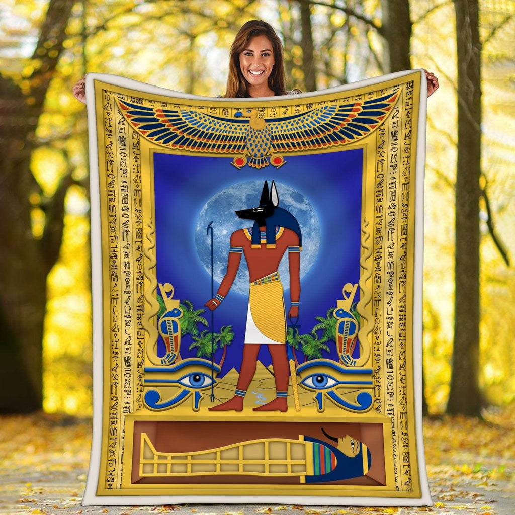 Blanket Anibus Egyptian God - CustomsPig