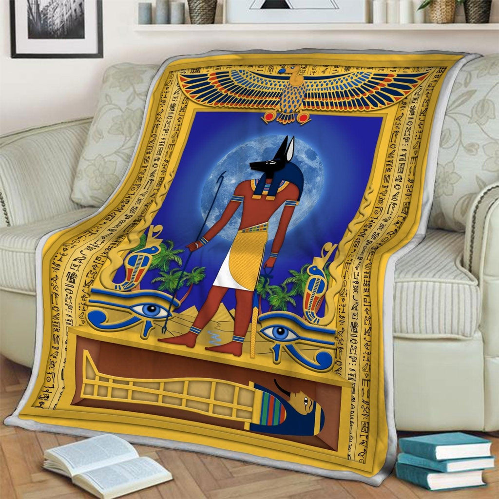 Blanket Anibus Egyptian God - CustomsPig