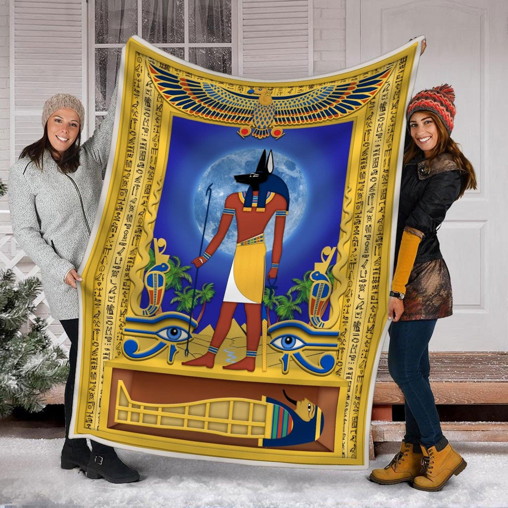 Blanket Anibus Egyptian God - CustomsPig