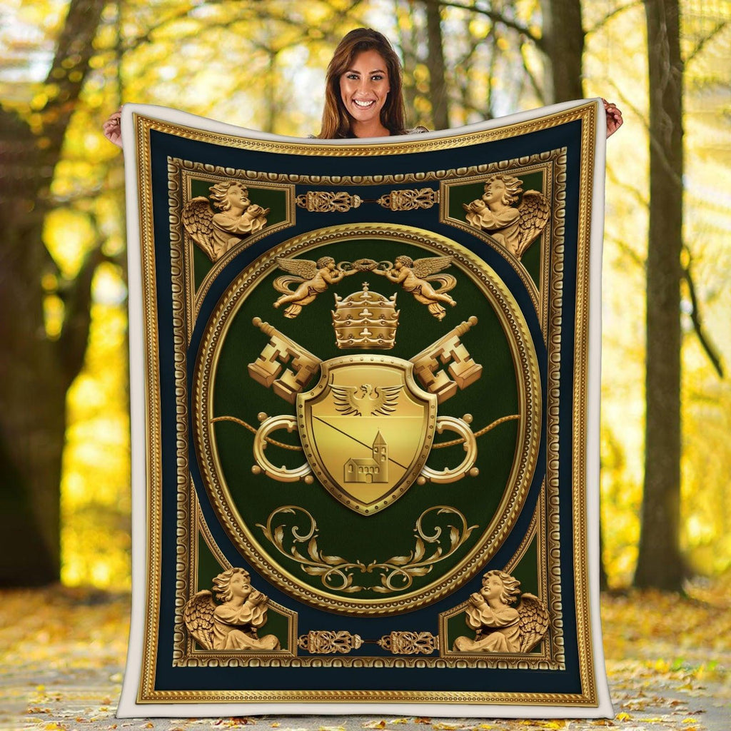 Blanket Benedict XV Coat Of Arms - CustomsPig