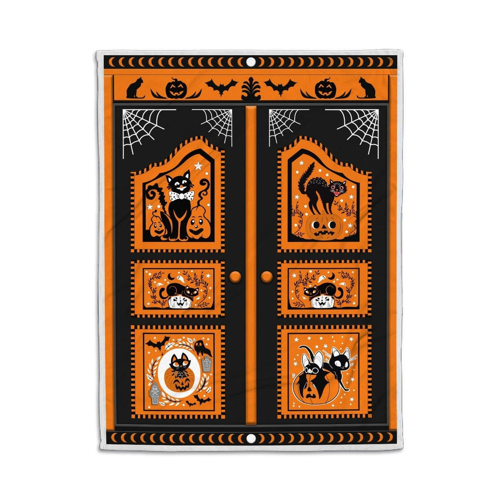 Blanket Black Cat Halloween - CustomsPig