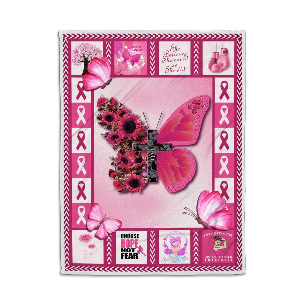 Blanket Breast Cancer Awareness - CustomsPig