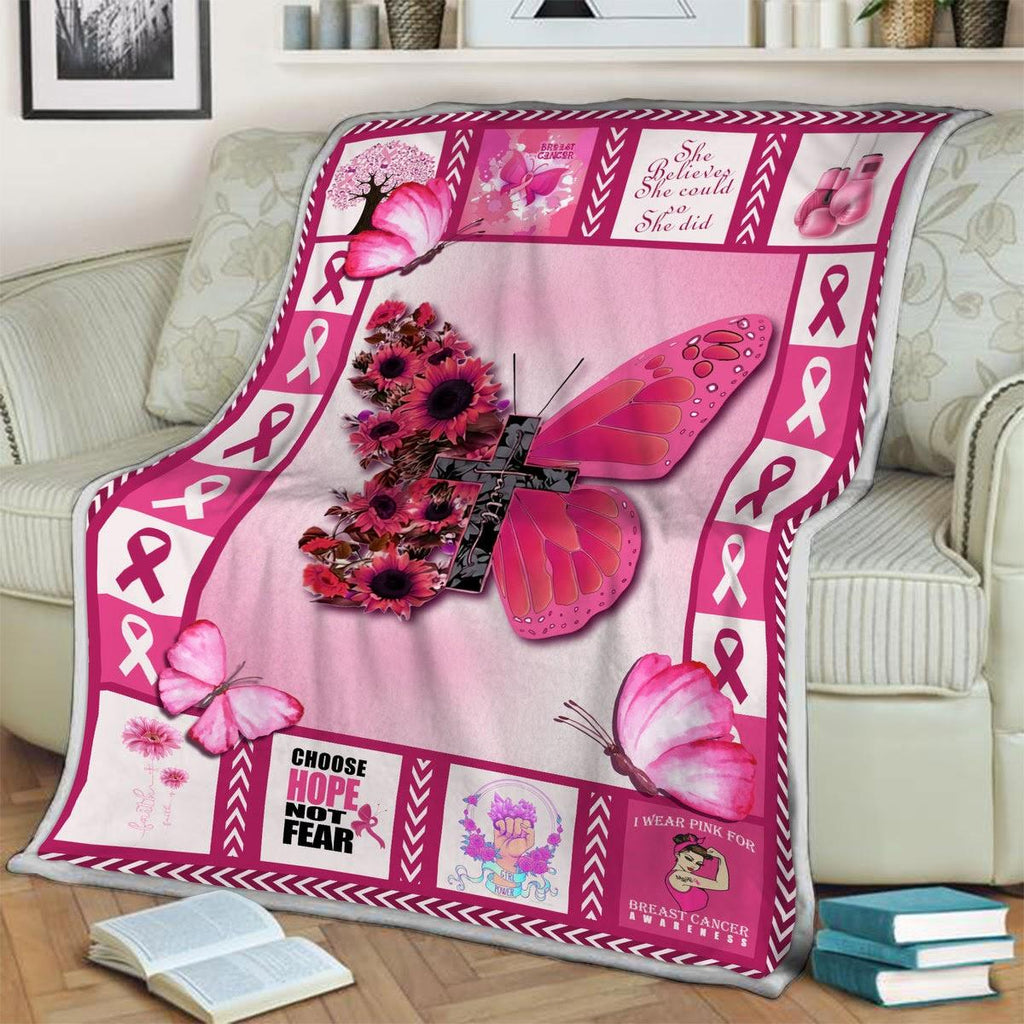 Blanket Breast Cancer Awareness - CustomsPig