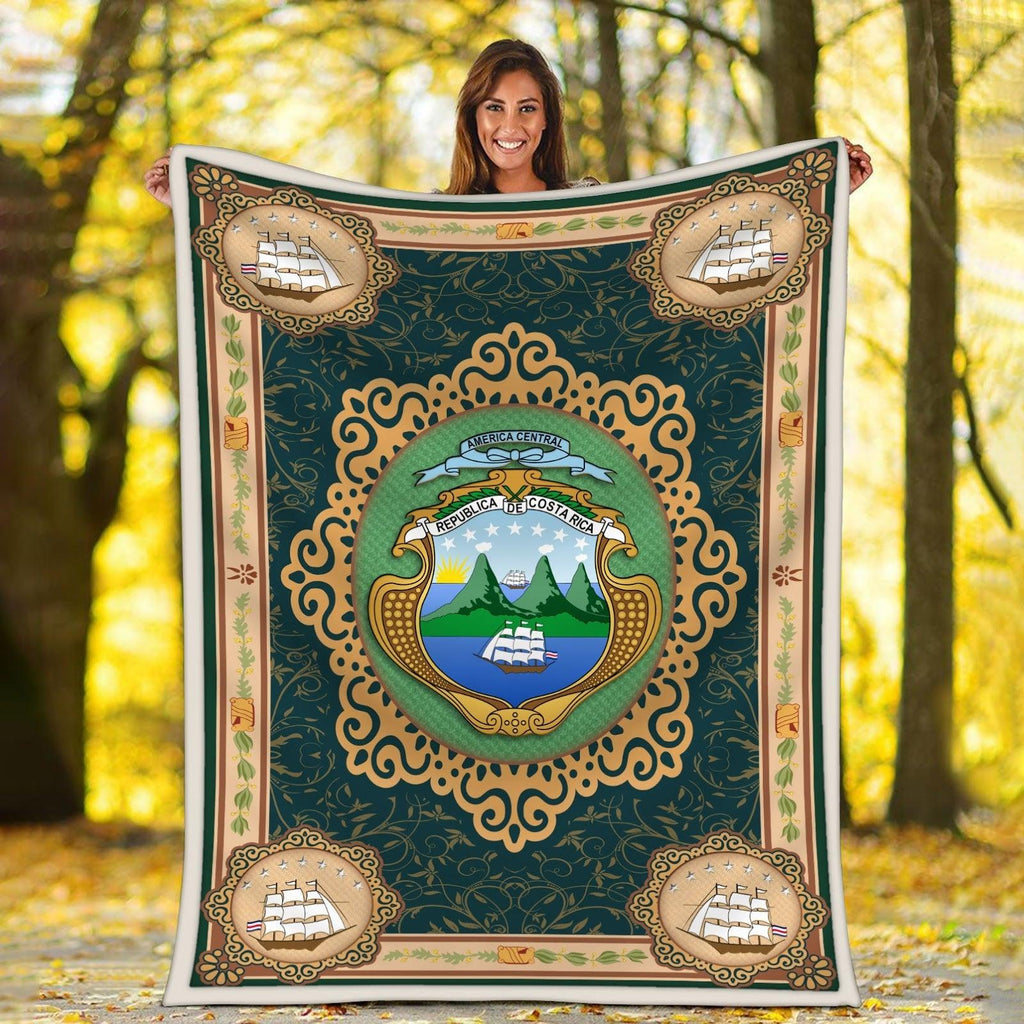 Blanket Costa Rica Coat of Arms - CustomsPig