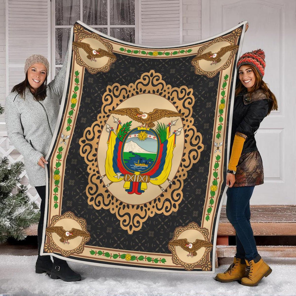 Blanket Ecuador Coat Of Arms - CustomsPig