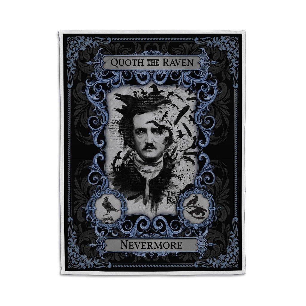 Blanket Edgar Allan Poe The Raven - CustomsPig