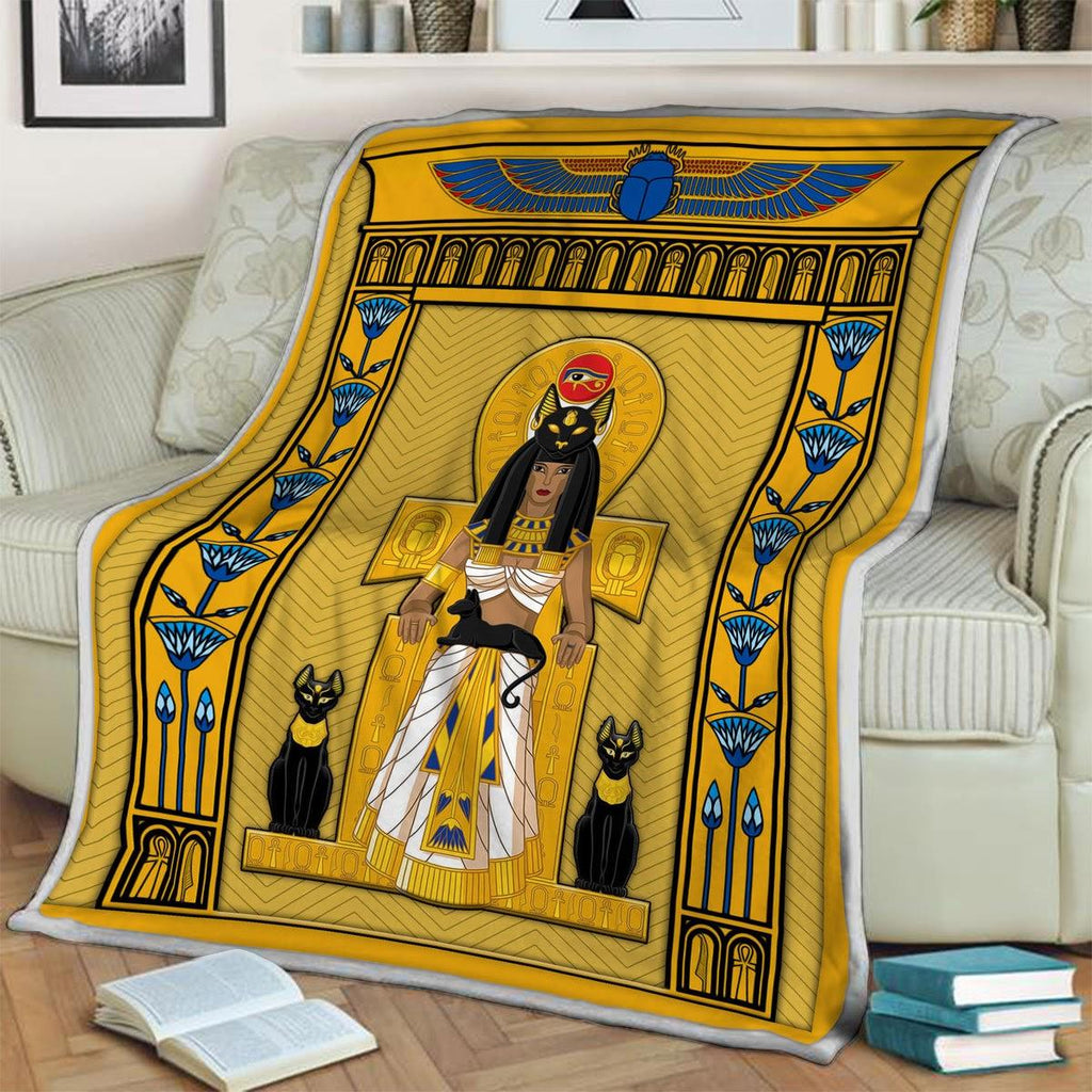 Blanket Egyptian Goddest - CustomsPig