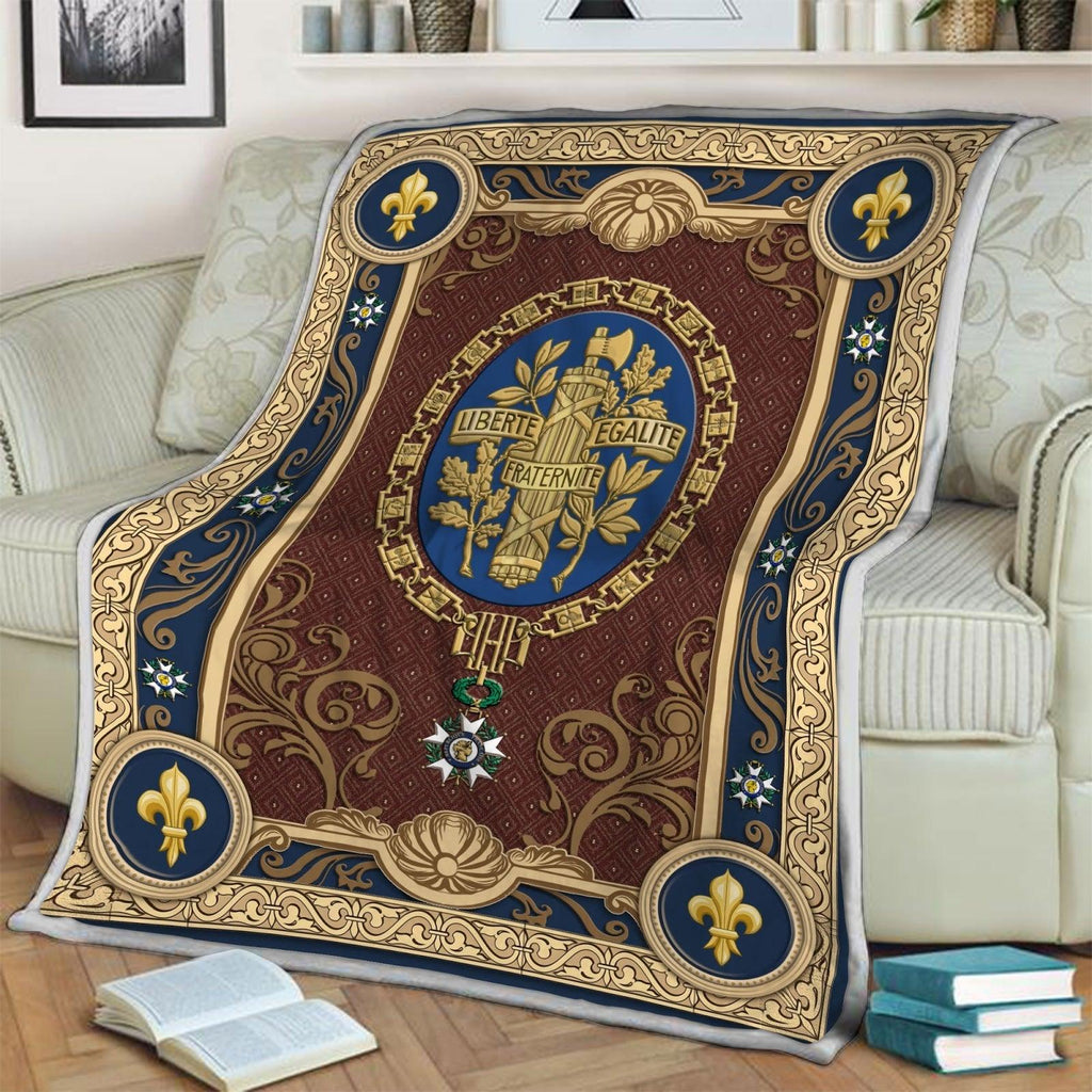 Blanket French Coat Of Arms - CustomsPig