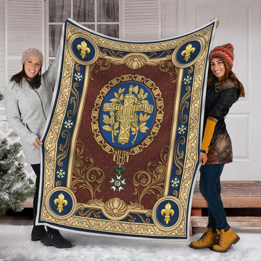 Blanket French Coat Of Arms - CustomsPig