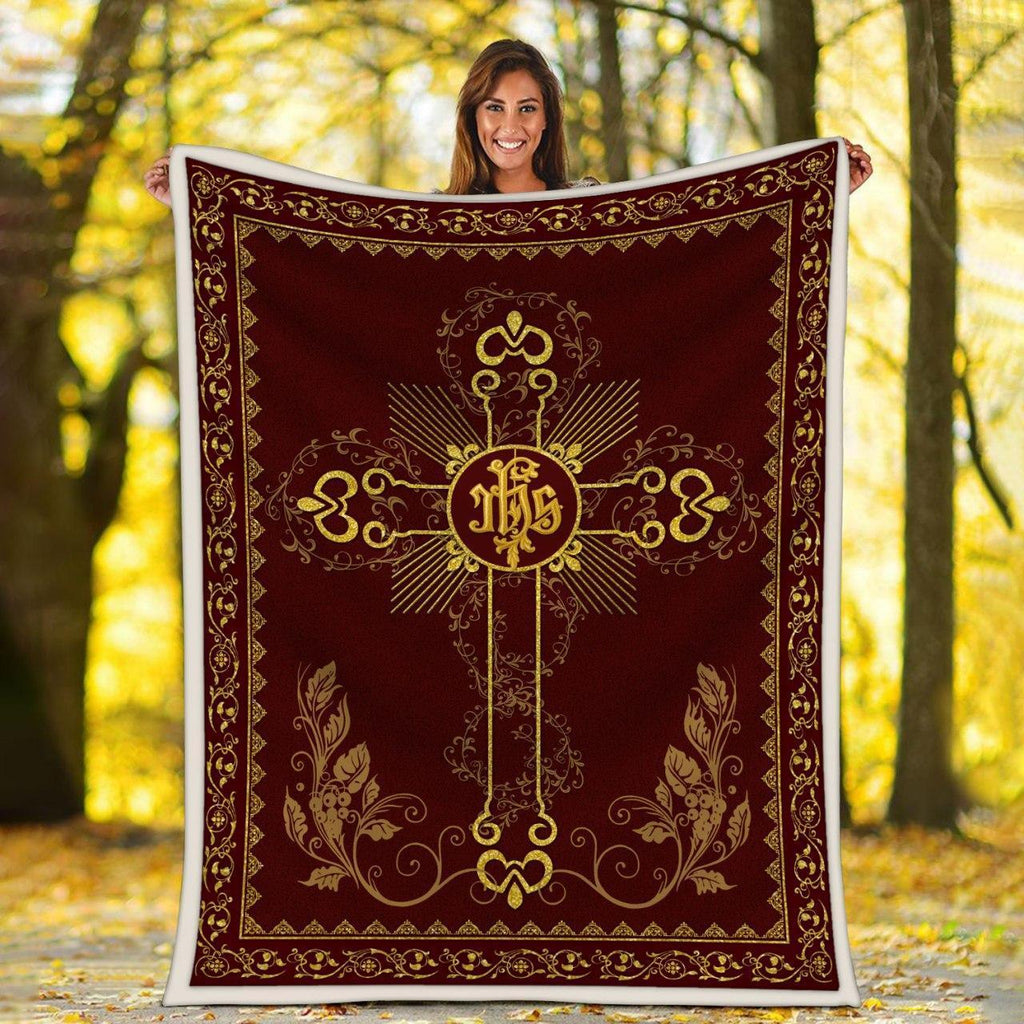 Blanket IHS Jesus Christ - CustomsPig