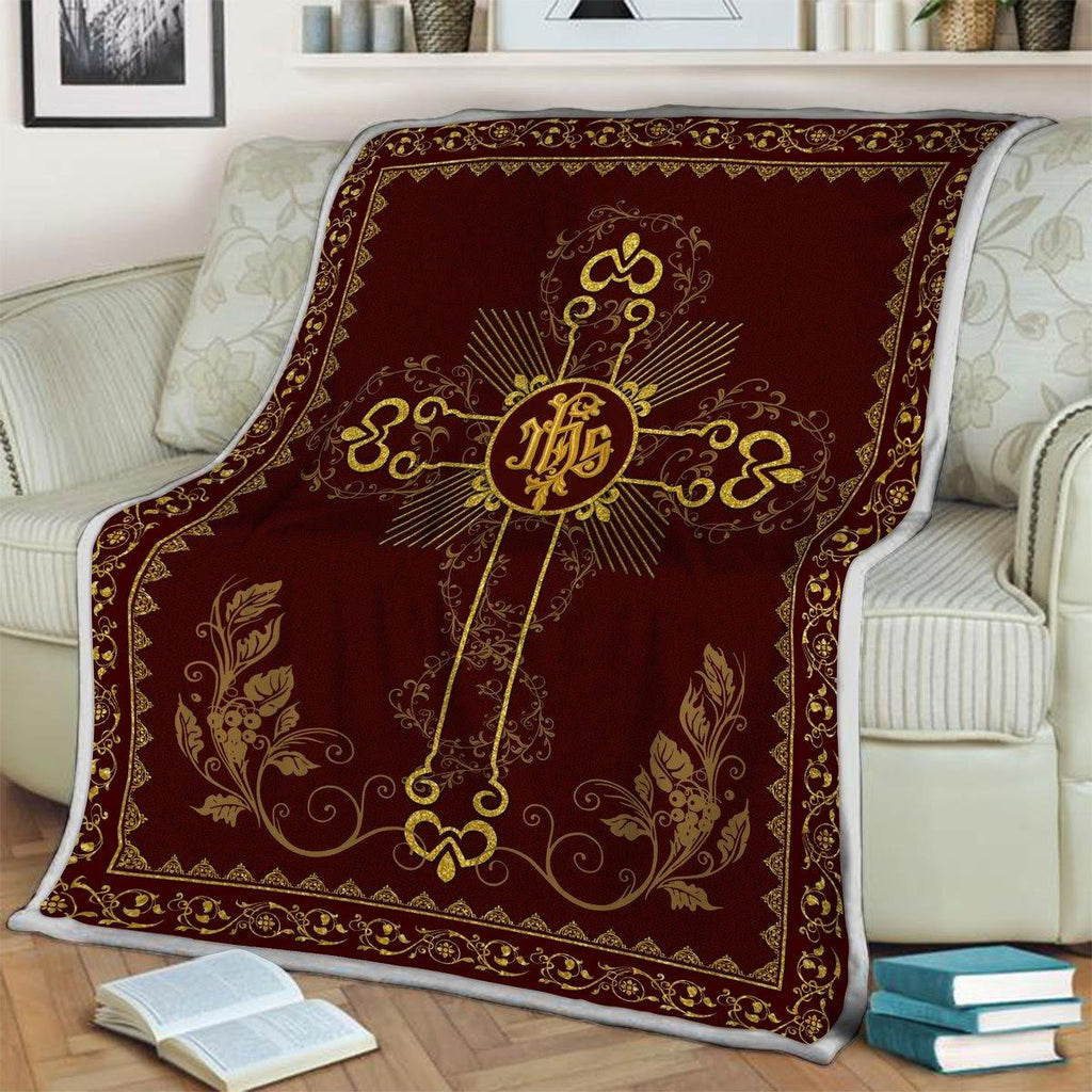 Blanket IHS Jesus Christ - CustomsPig