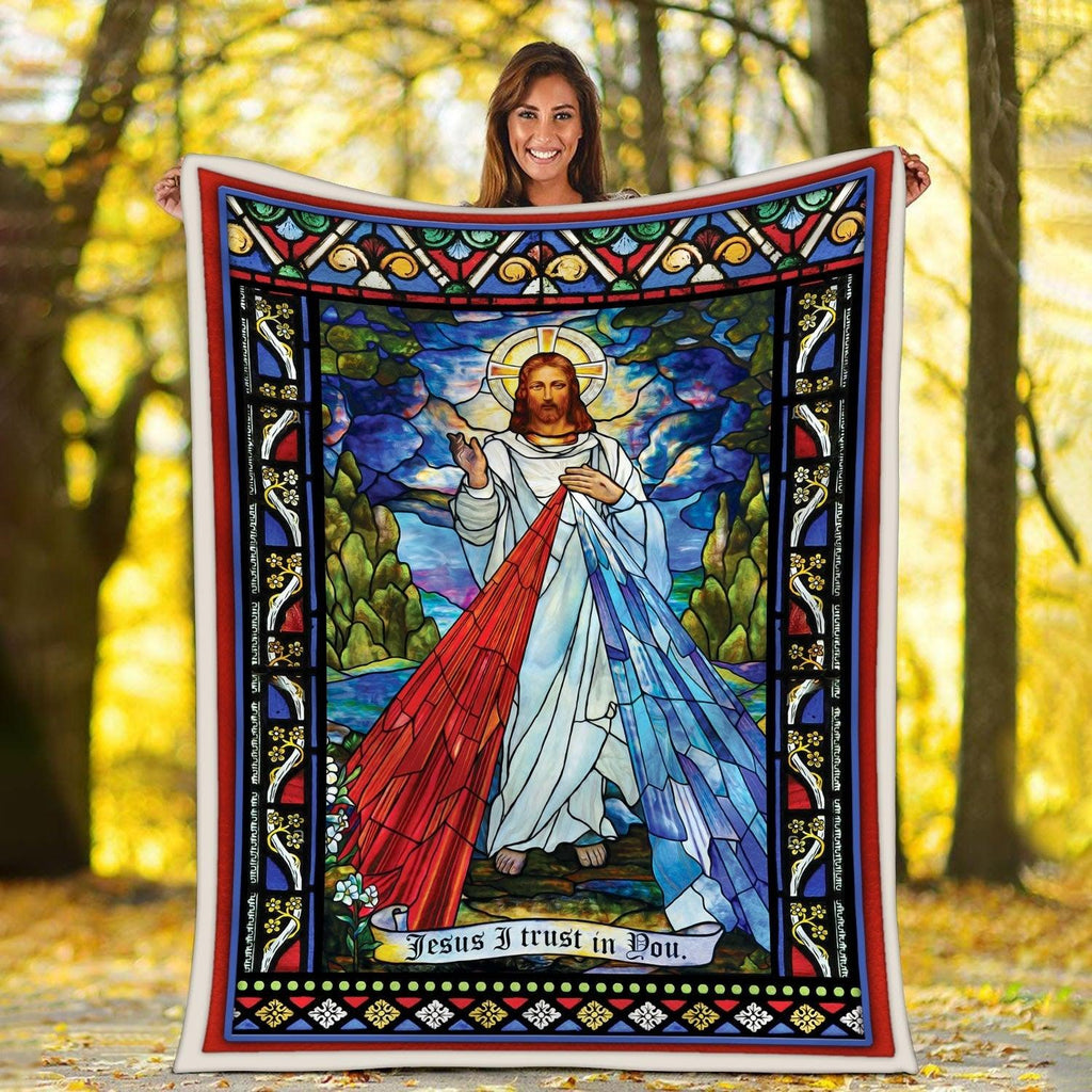 Blanket Jesus I Trust In You - CustomsPig