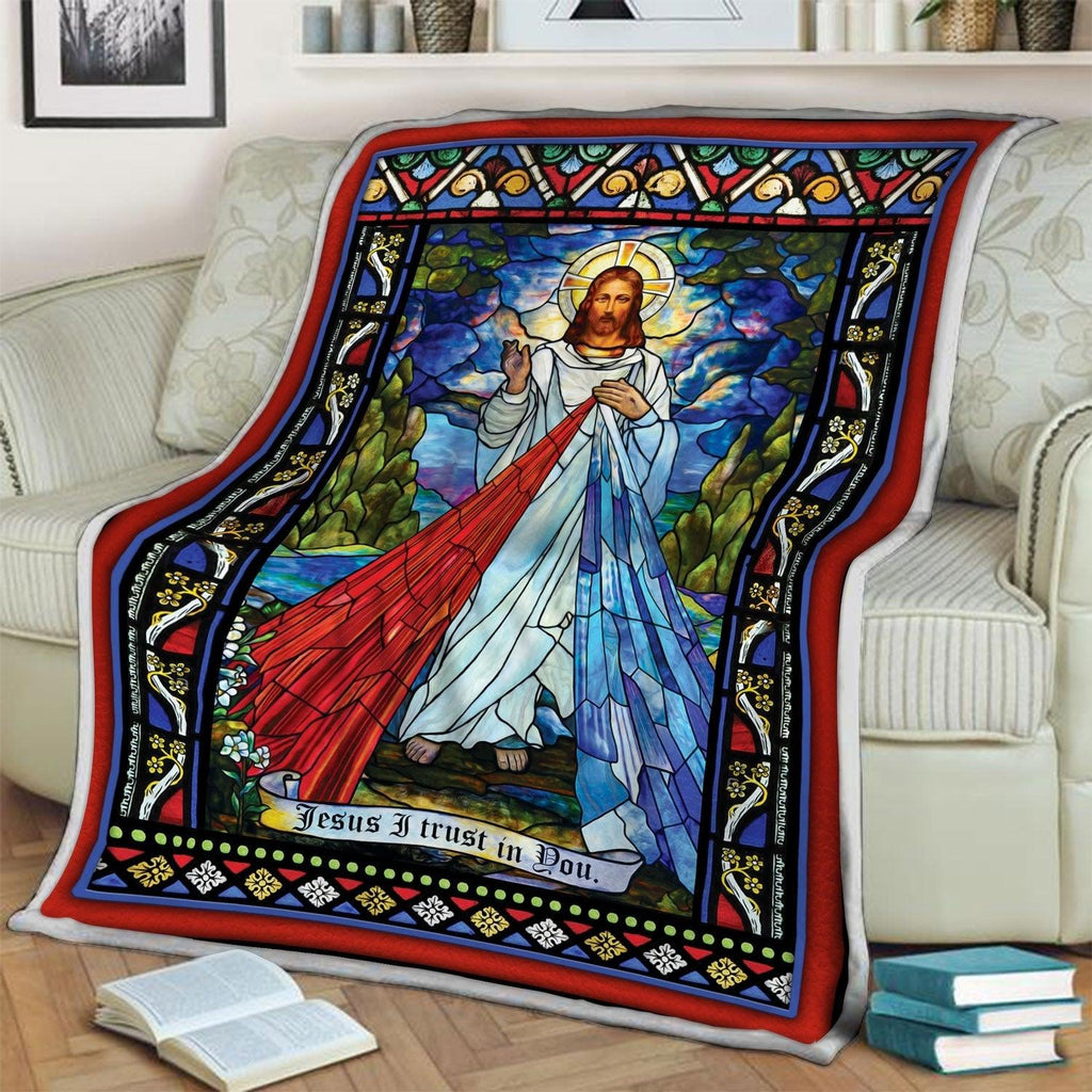 Blanket Jesus I Trust In You - CustomsPig