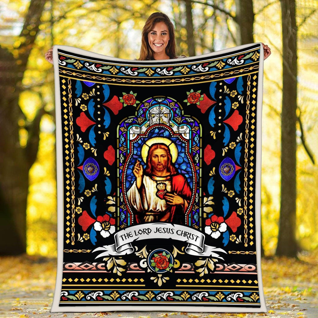 Blanket Jesus The Lord Jesus Christ Stained - CustomsPig