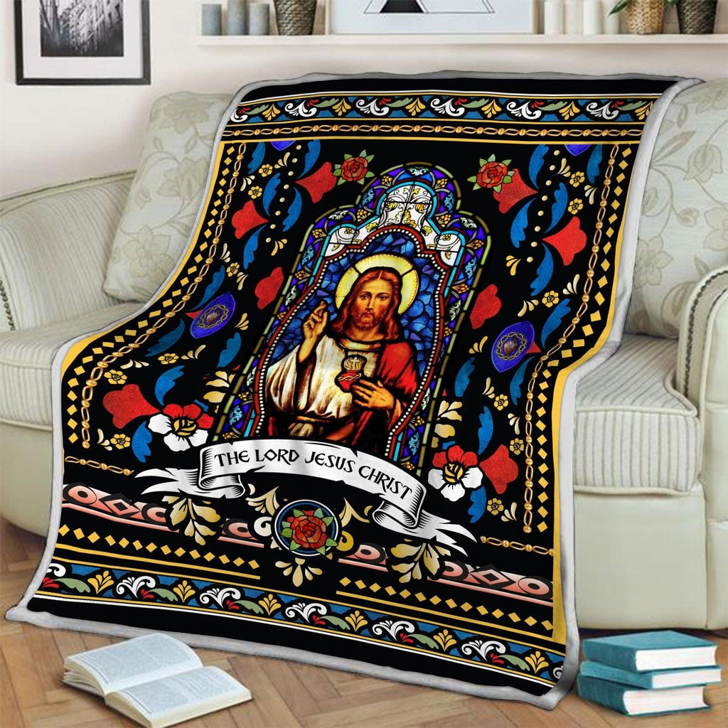 Blanket Jesus The Lord Jesus Christ Stained - CustomsPig