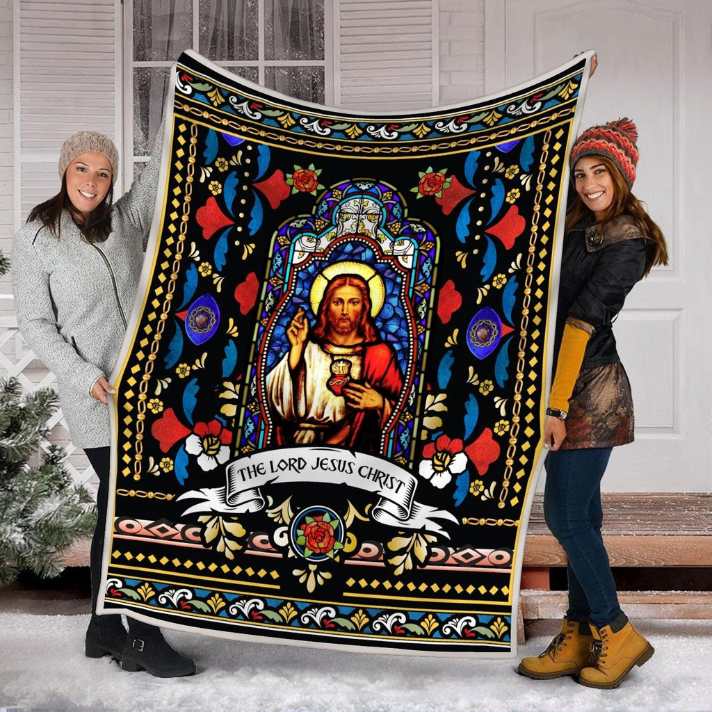 Blanket Jesus The Lord Jesus Christ Stained - CustomsPig