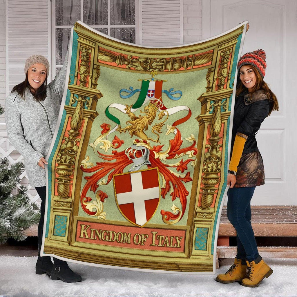 Blanket Kingdom of Italy Fleece - CustomsPig