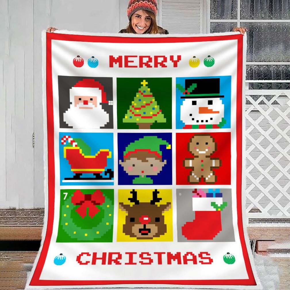 Blanket Merry Christmas - CustomsPig