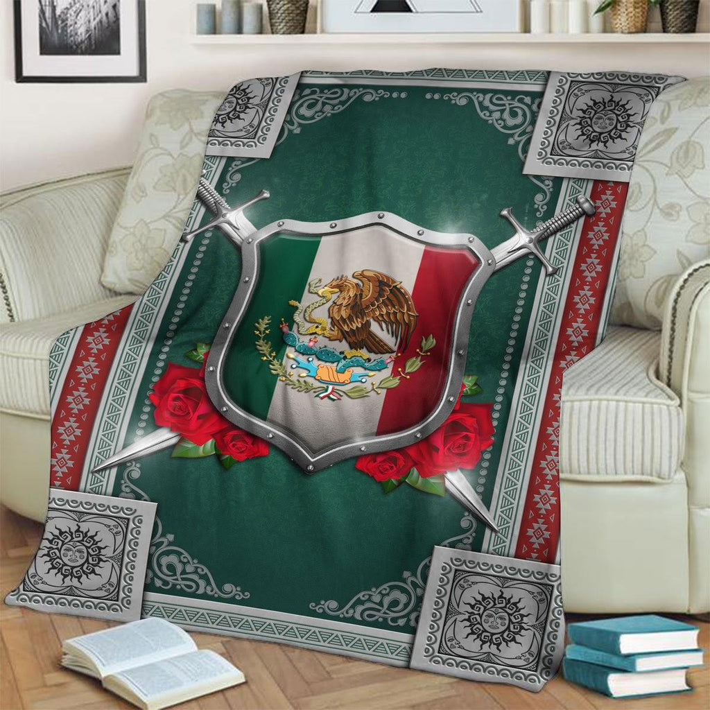 Blanket Mexico Coat of Arms - CustomsPig