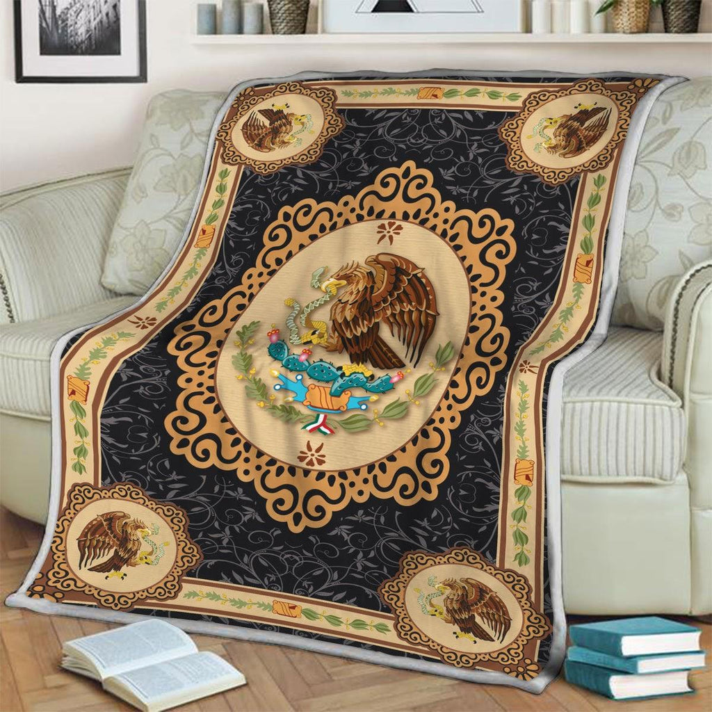 Blanket Mexico Coat Of Arms - CustomsPig