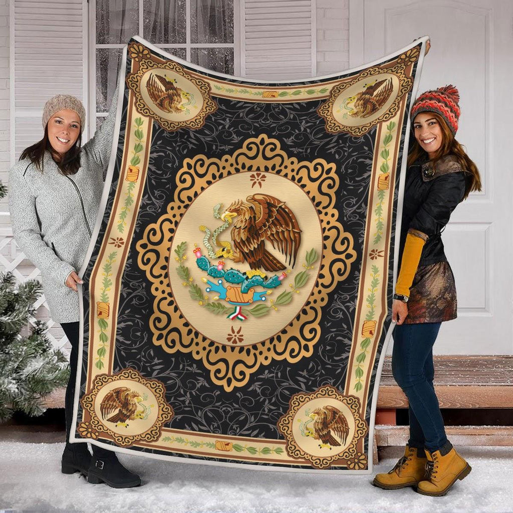 Blanket Mexico Coat Of Arms - CustomsPig