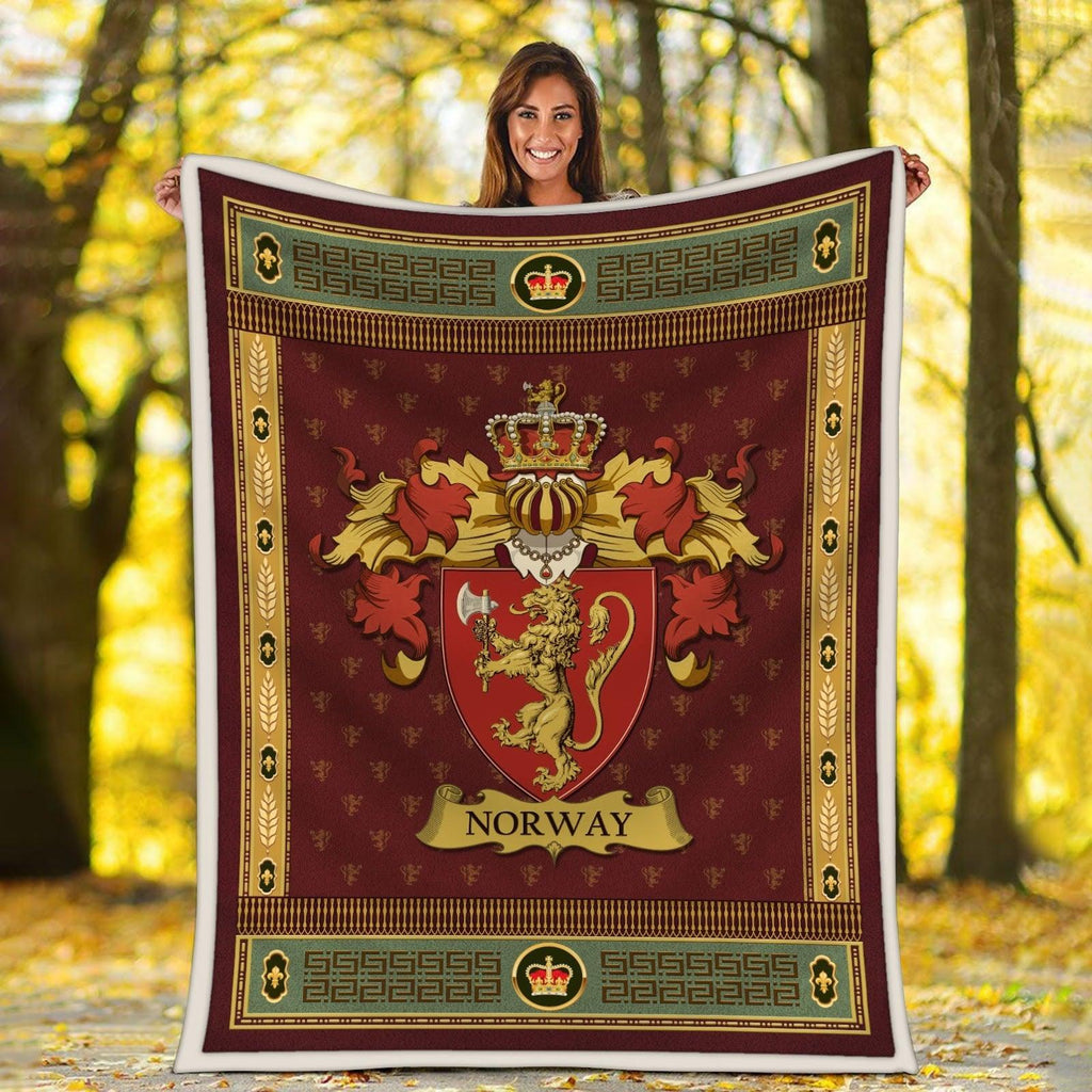 Blanket Norway Coat Of Arms - CustomsPig