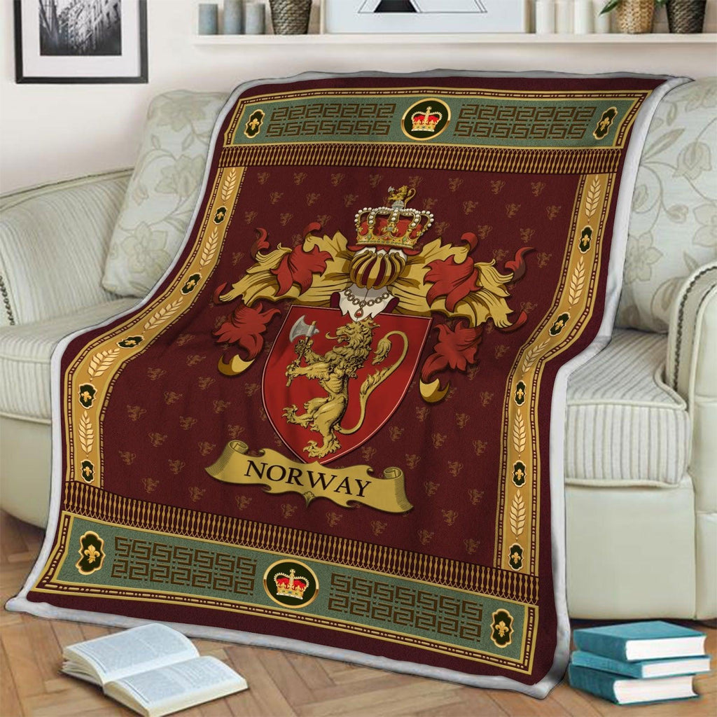 Blanket Norway Coat Of Arms - CustomsPig