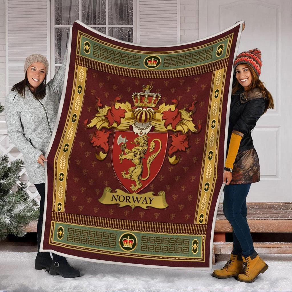 Blanket Norway Coat Of Arms - CustomsPig