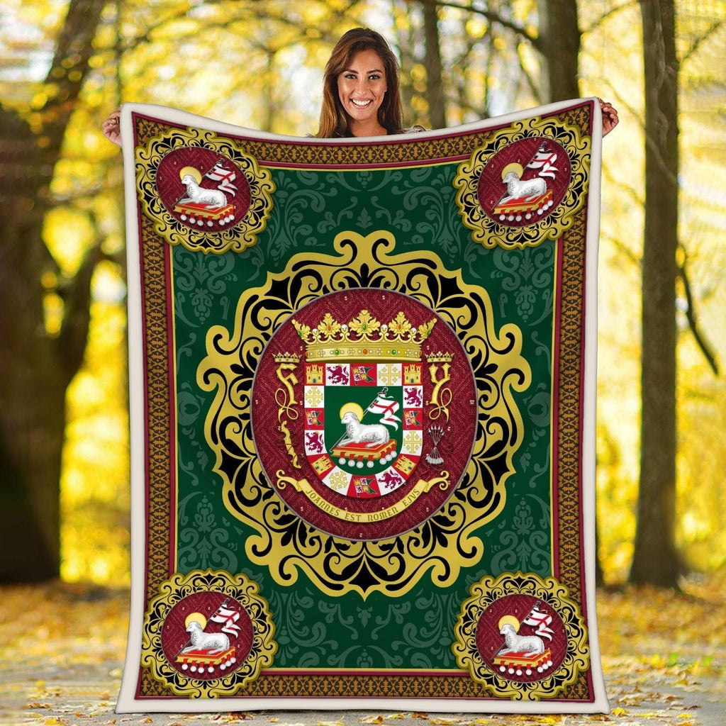 Blanket Puerto Rico Coat of Arms - CustomsPig