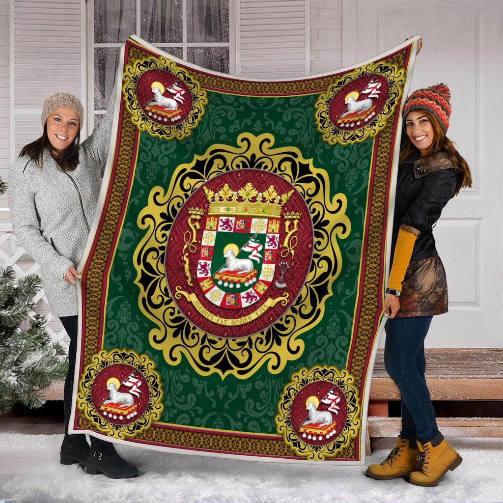 Blanket Puerto Rico Coat of Arms - CustomsPig