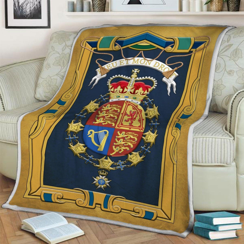 Blanket Queen Elizabeth II - CustomsPig