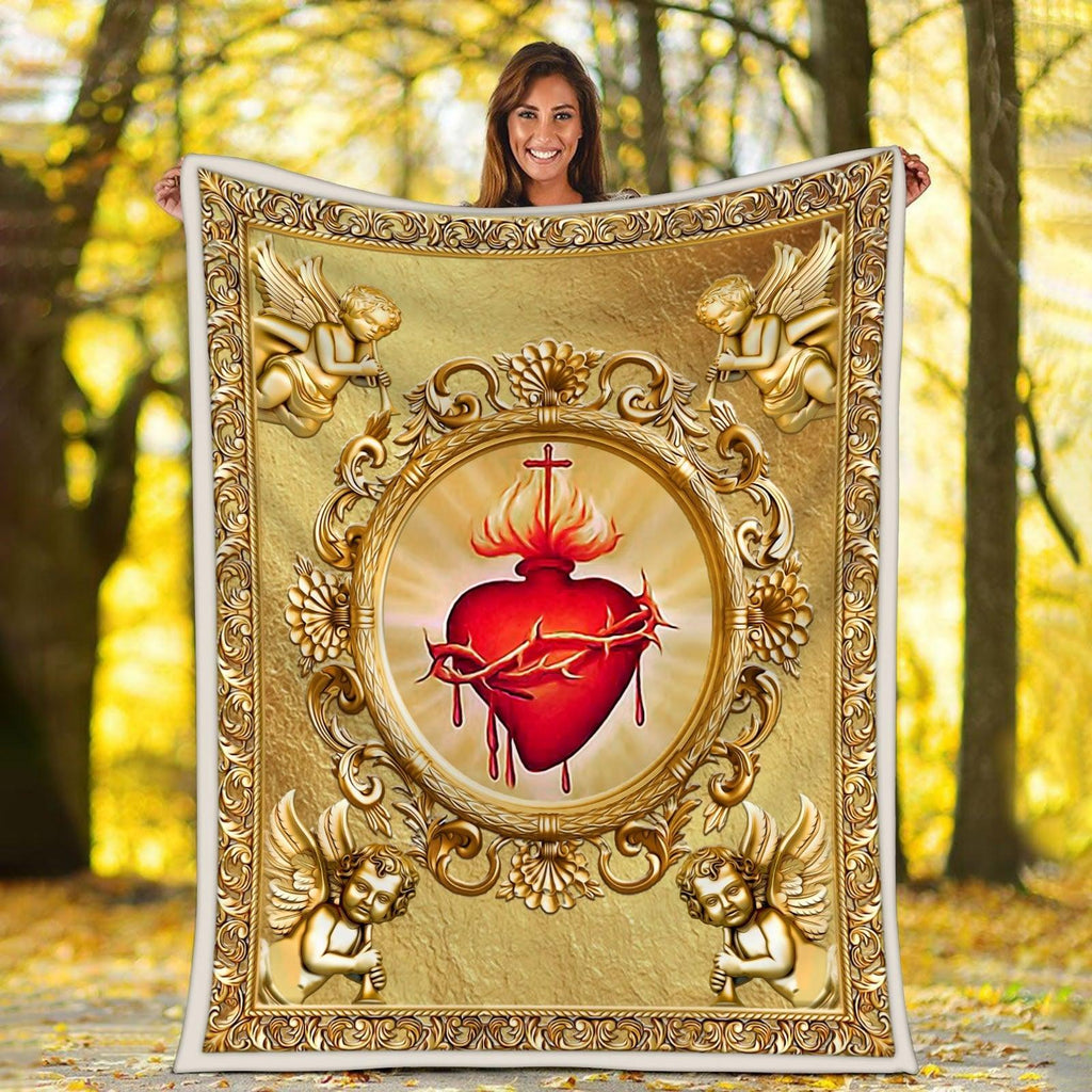 Blanket Sacred Heart - CustomsPig