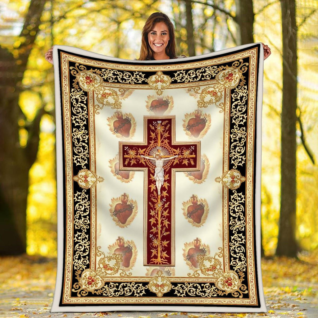 Blanket Sacred Heart Of Jesus - CustomsPig