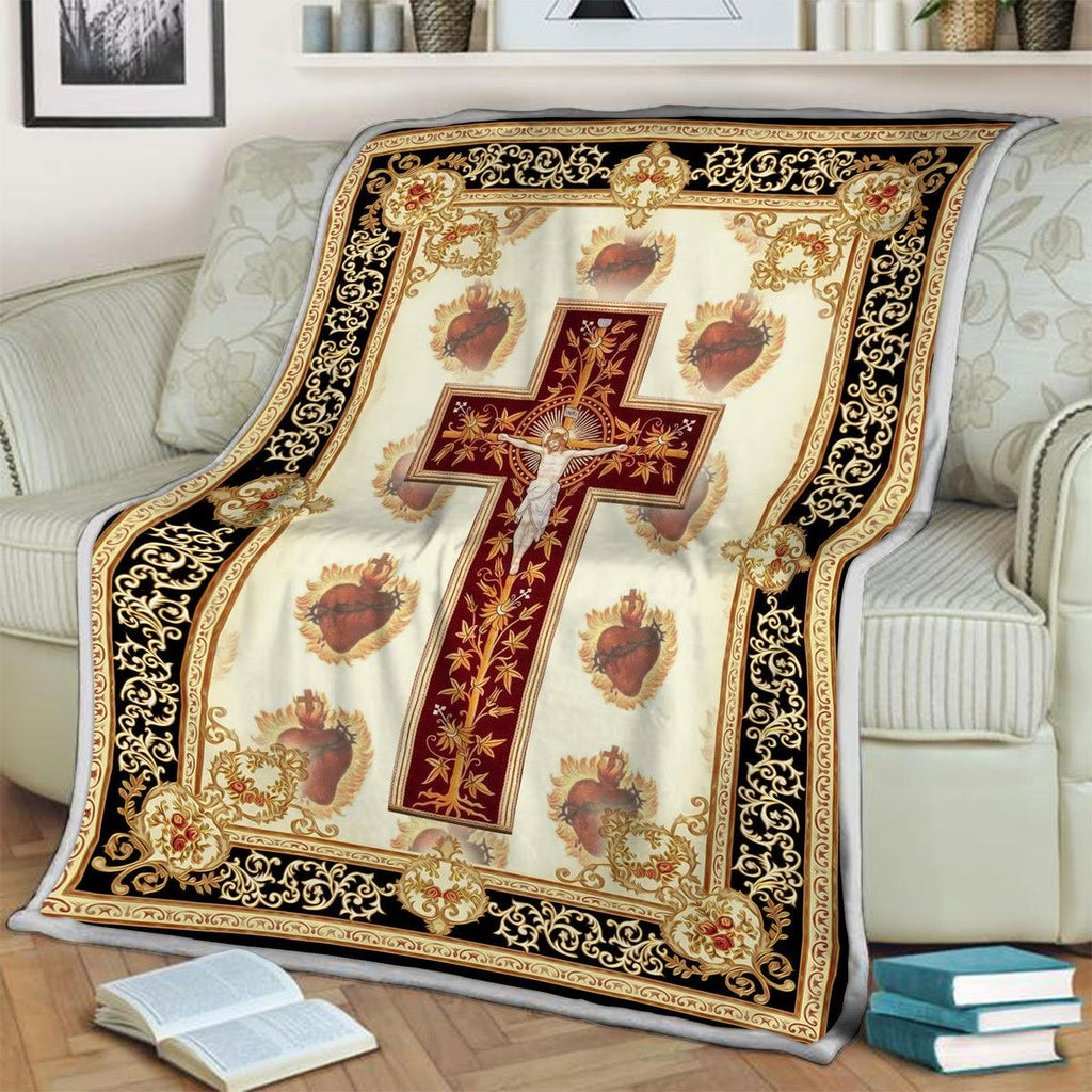 Blanket Sacred Heart Of Jesus - CustomsPig