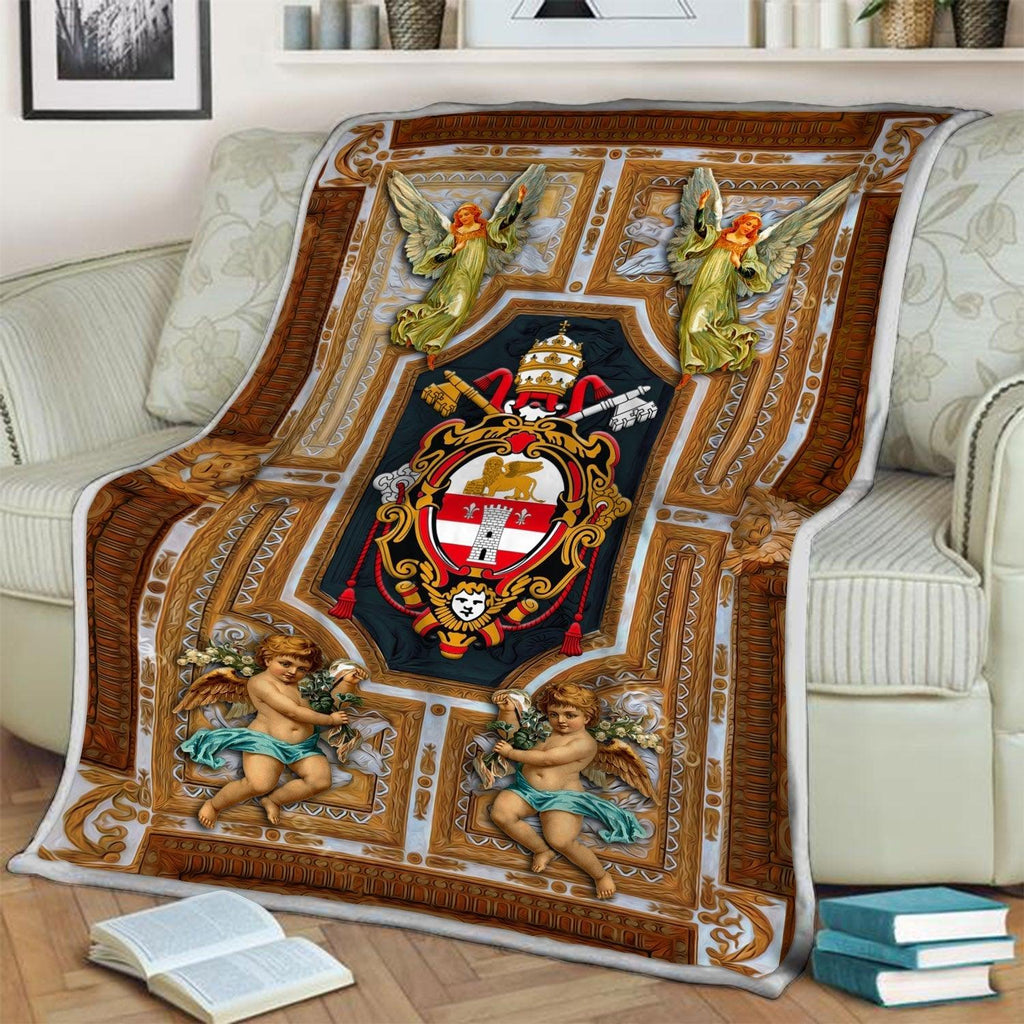 Blanket St John XXIII Coat of Arms - CustomsPig