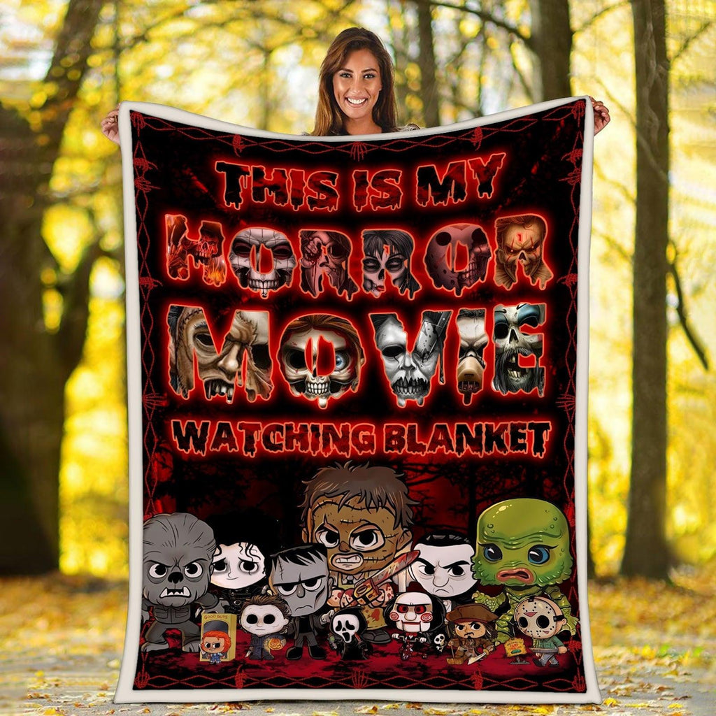 Blanket This Is My Horror Movie Watching - CustomsPig