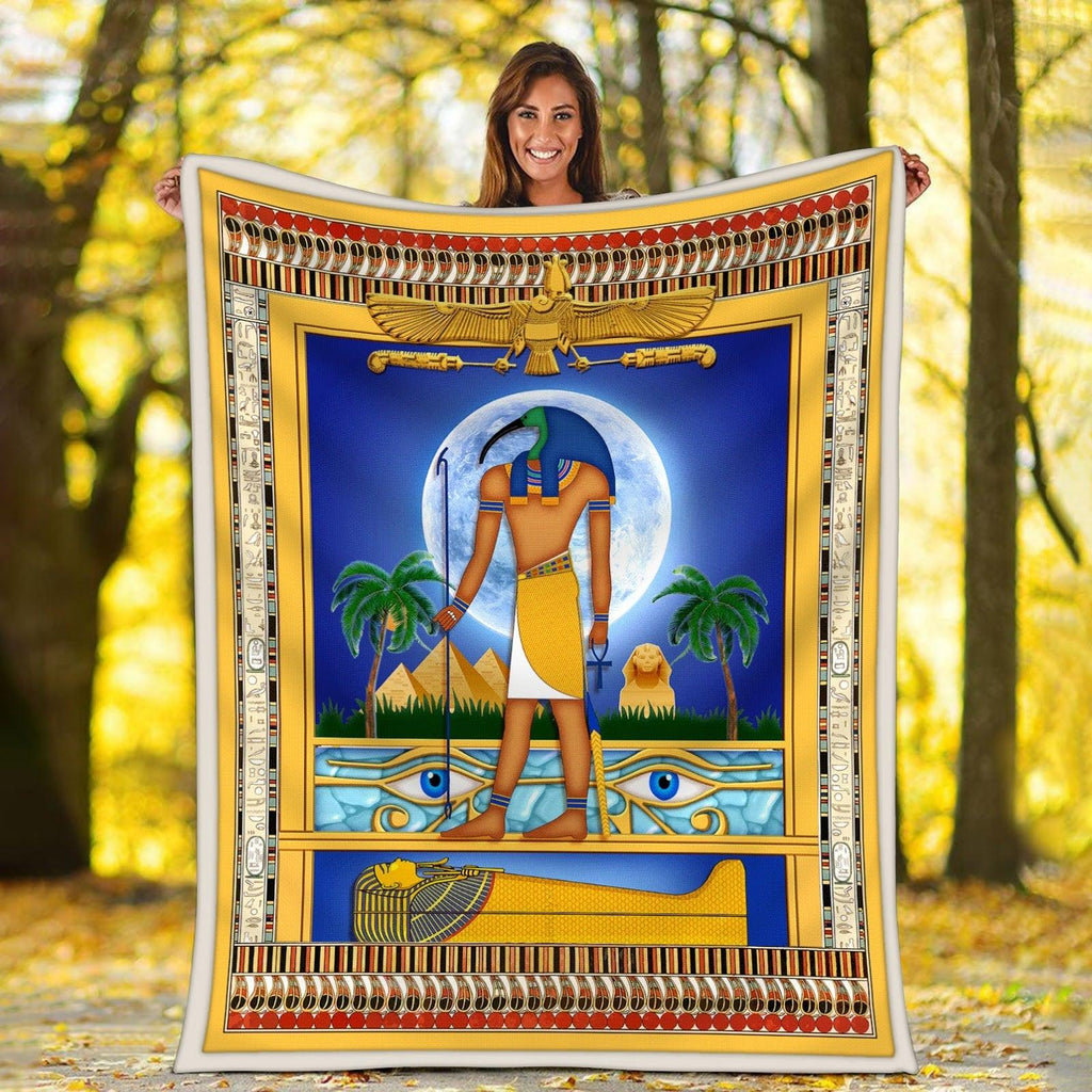 Blanket Thoth Egyptian God - CustomsPig