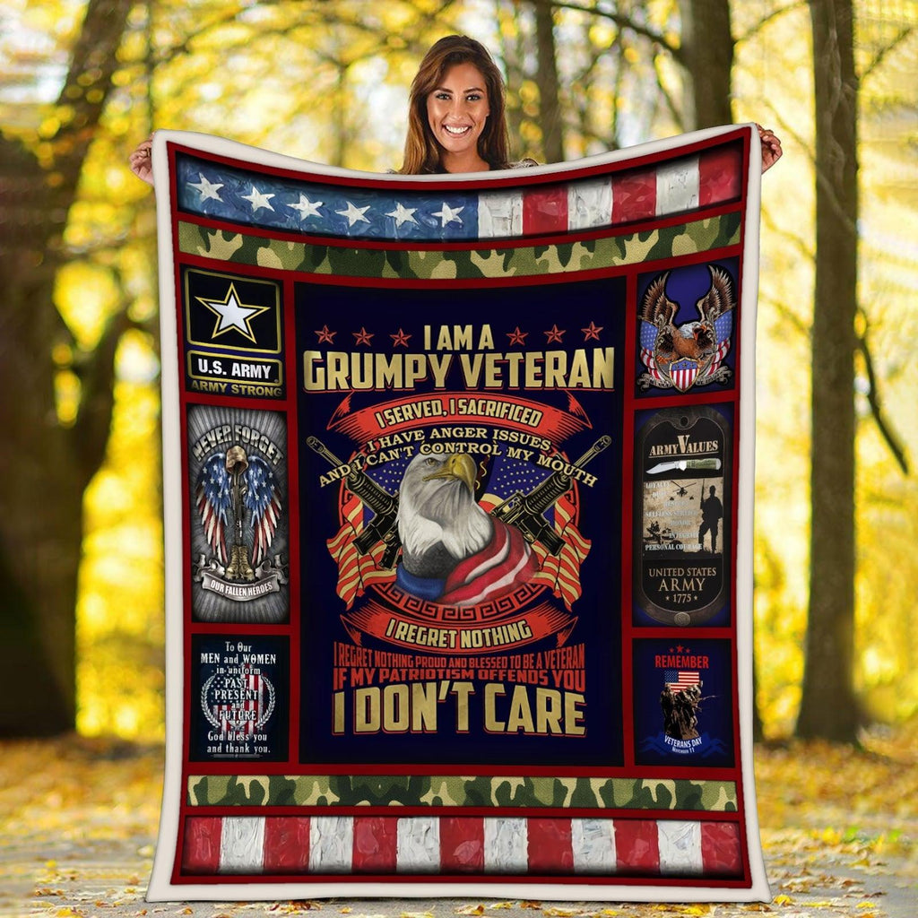 Blanket US Navy Veterant - CustomsPig