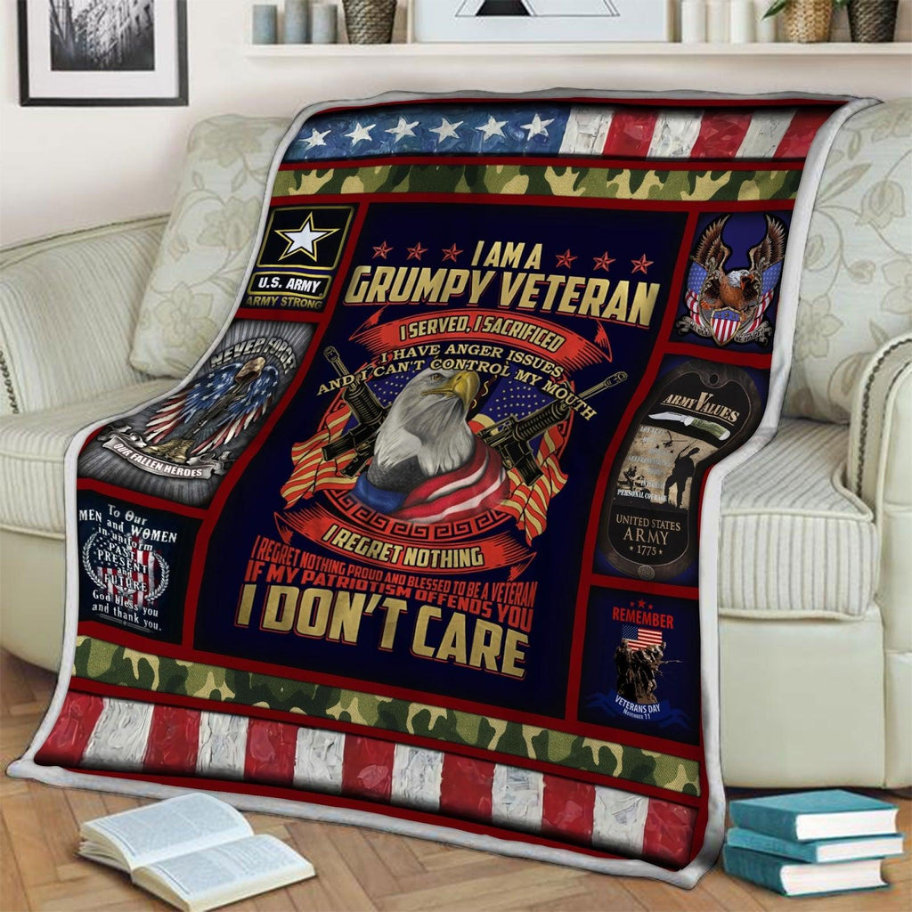 Blanket US Navy Veterant - CustomsPig