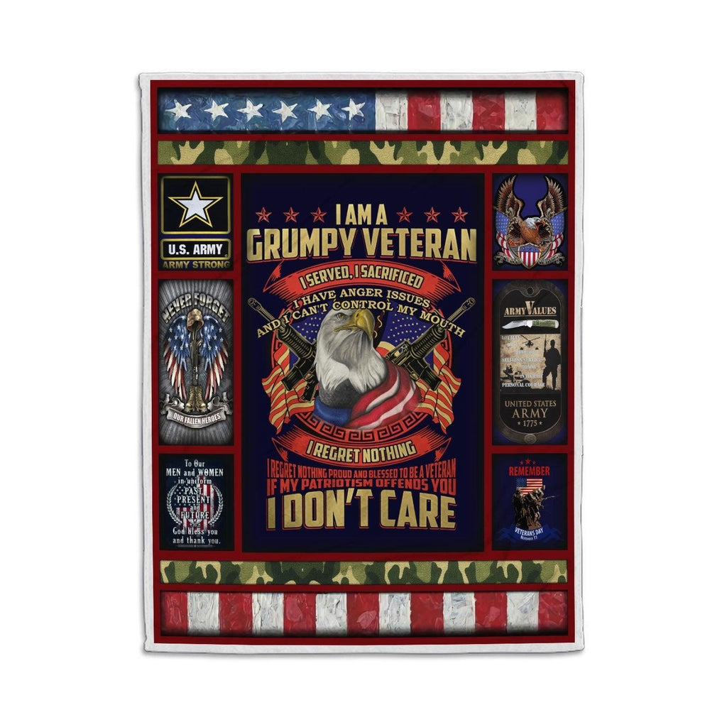 Blanket US Navy Veterant - CustomsPig